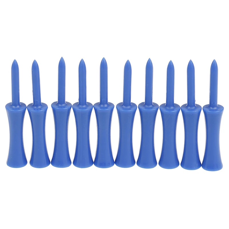 50Pcs/set Activing Blue Color Plastic Golf Tees 83mm Durable Rubber Cushion Top Tee 68mm |