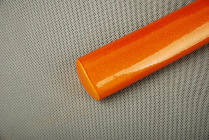 Изящные и изысканные блестящие ножны из оранжевого дерева Сая|orange glitter|orange woodscabbard