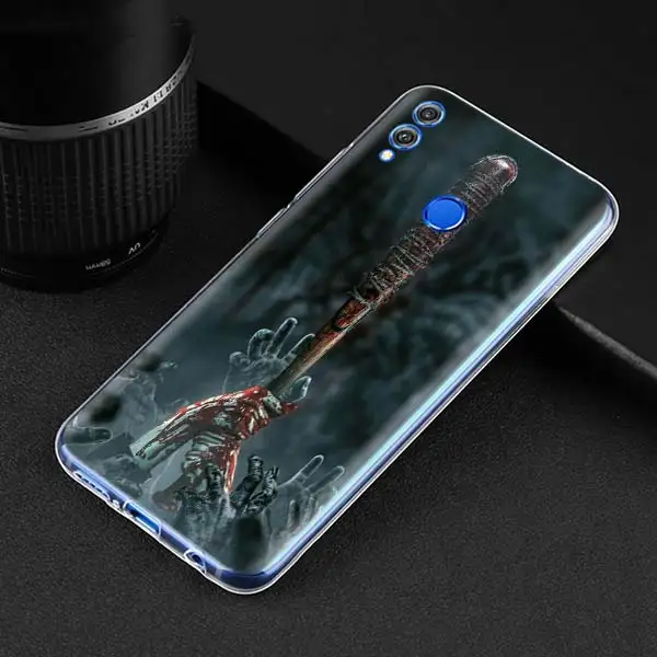 09 The Walking Dead команда нигана мягкий чехол для huawei Honor 8X 8C 8 S 8A 9 10 Lite 20i просмотра 20 Y6 Y7 Y9 чехол Coque - Цвет: 09
