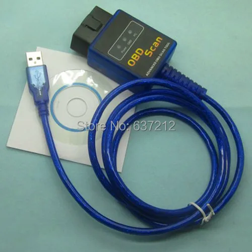 Диагностический сканер 2019 Vgate ELM327 с USB на OBD работает OBD2 автомобилями OBDII