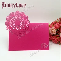 50x laser cut flower name card wedding celebration birthday party table card seat decoration name table place card event supply