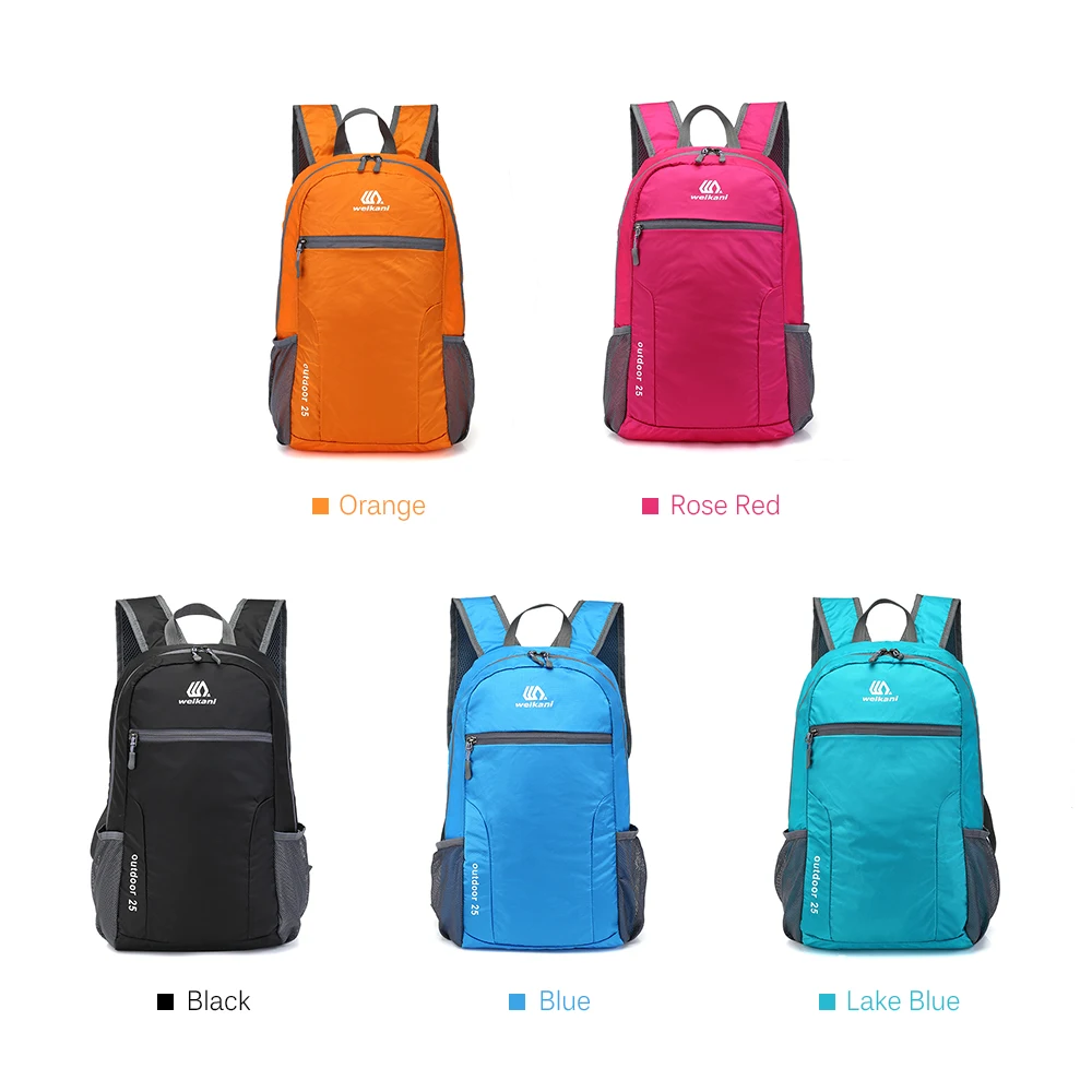 25L водонепроницаемый складной рюкзак для женщин и мужчин спортивная сумка