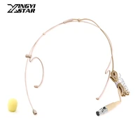 beige mini xlr 4 pin ta4f headworn headset microphone for shure wireless bodypack transmitter kcx1 pgx1 pgx14 blx1 slx1 glxd6 t1