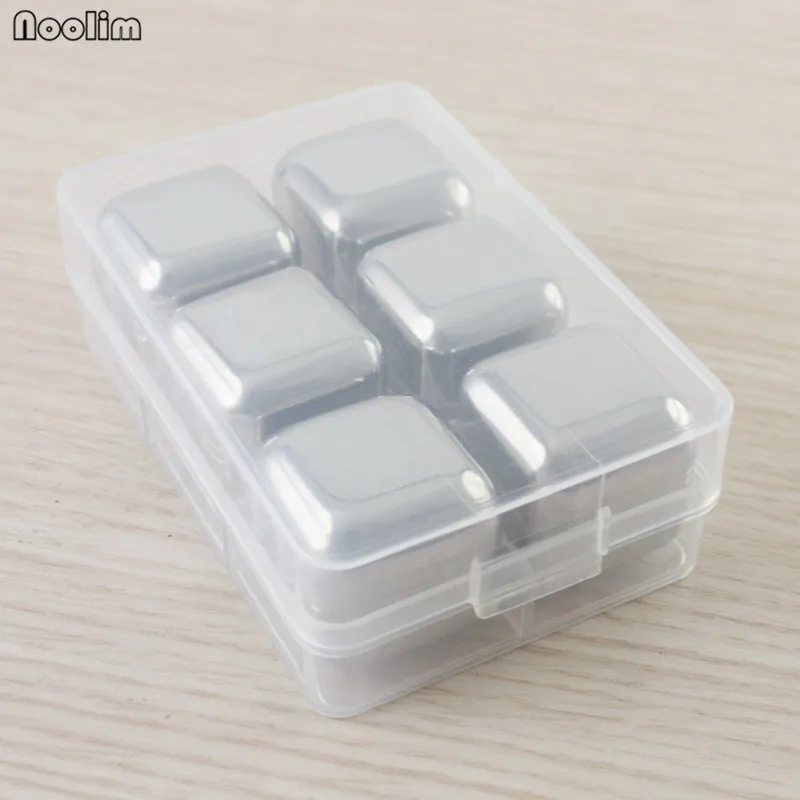 NOOLIM нержавеющая сталь кубики льда ведро бар КТВ Волшебная водка камень Виски