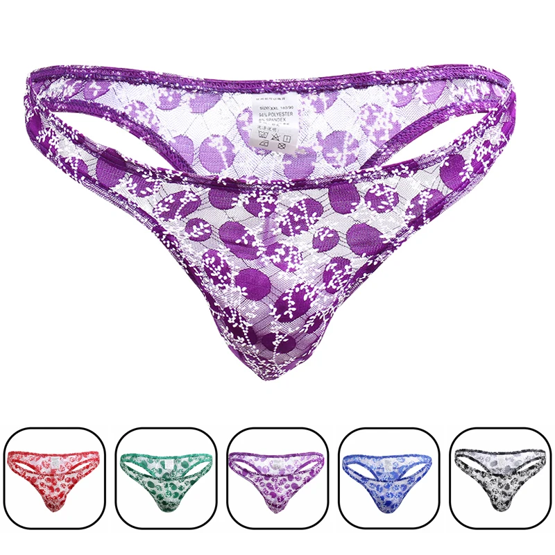 Мужское нижнее белье с низкой посадкой прозрачные стринги Т образной спинкой