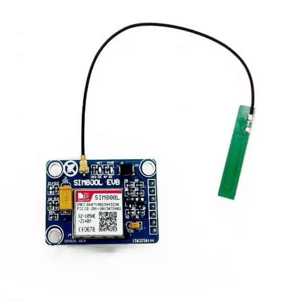 5 шт./лот Новый SIM800L GPRS GSM модуль с антенной PCB SIM плата четырехдиапазонный для MCU