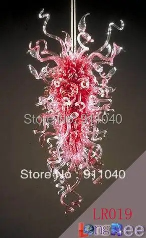 

Big Size Stylish Birthday Decoration Items Red Murano Glass Chandelier