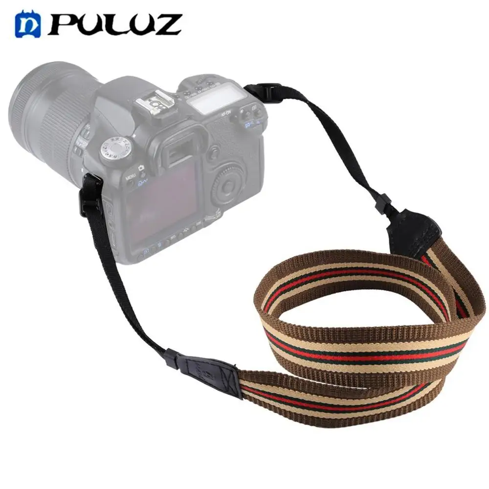 PU6009D PULUZ винтажный этнический стиль цветочные печатные противоскользящие камеры шеи плеча камеры ремень для sony, Canon, SLR/DSLR камеры - Цвет: PU6009D