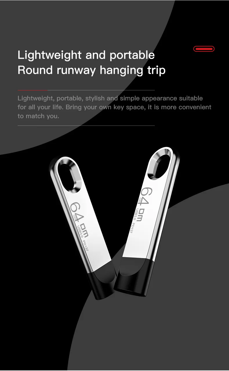 DM PD137 USB флеш-накопитель, 128 ГБ металлическая флешка, высокоскоростная USB 3,0 карта памяти, 64 ГБ флеш-накопитель, реальная емкость 32 ГБ