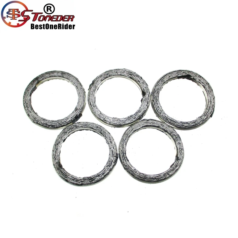 STONEDER 5x Прокладка выхлопной трубы ID = 30 мм OD 38 для 200cc 250cc Pit Dirt Bike ATV Quad Мотоцикл