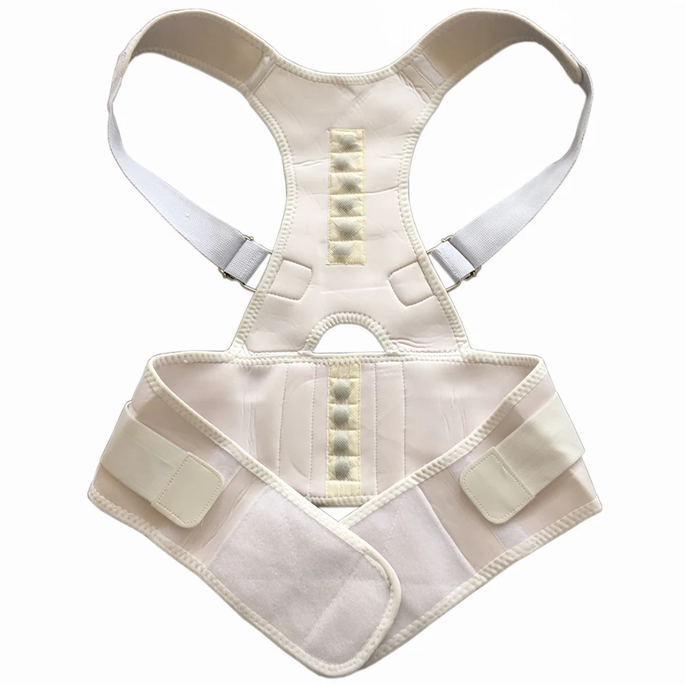 

Adjustable Orthopaedic Magnetic Back Shoulder Posture Corrector Unisex Back Support Straighten Out Brace Belt Health