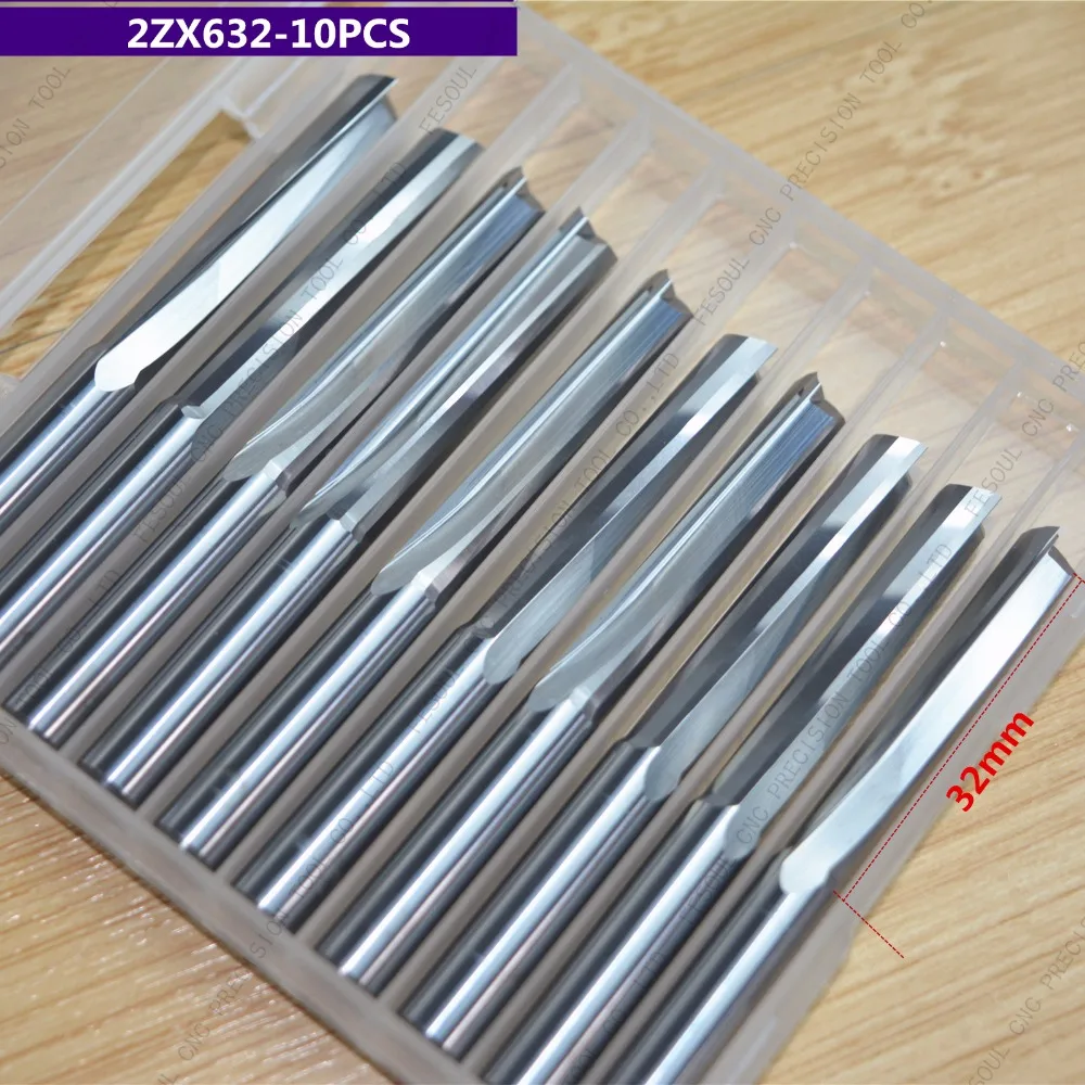 Концевая фреза с 2 прямыми канавками фрезерный станок ЧПУ твердосплавный