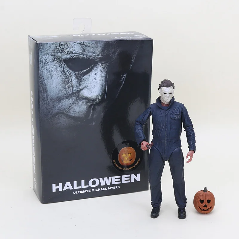 18 см NECA Хэллоуин конечная Майкл Майерс ПВХ фигурка Brinquedos figuals модель игрушки коллекция подарок для детей