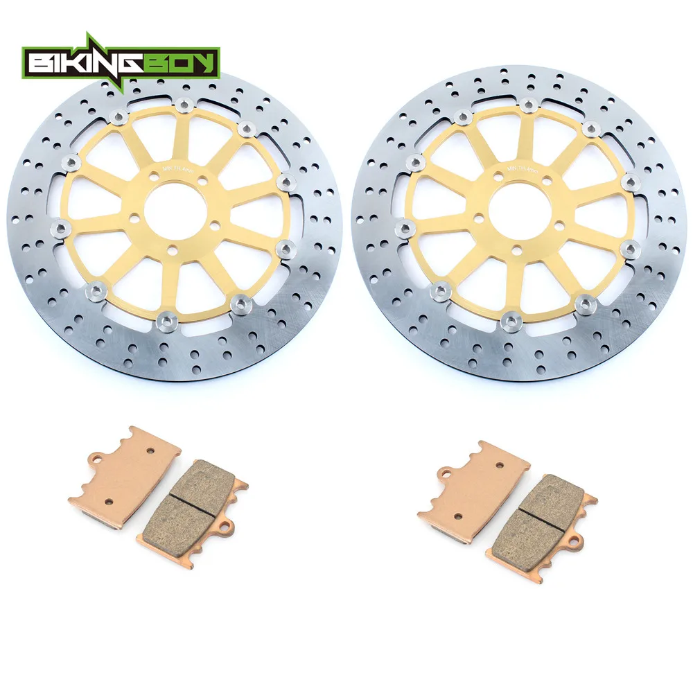 BIKINGBOY для Kawasaki Ninja ZX9R ZX-9R 94 95 ZZR 1100 93-01 00 99 98 97 ZZ-R 1200 02 03 04 передние тормозные диски