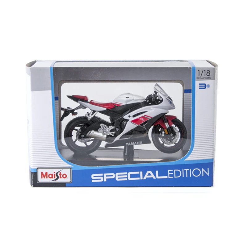 Maisto 1:18 мотоцикл YAMA 2008 модели из металла литье под давлением миниатюрная гоночная