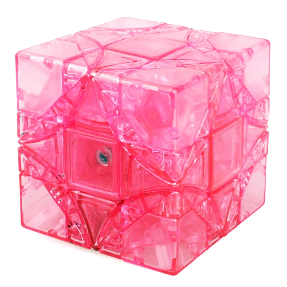 Абсолютно Limcube Dreidel прозрачный розовый 65 мм 3x3x3 магический куб скоростные Кубики-головоломки(ограниченная серия) детские игрушки