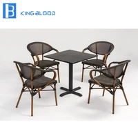factory price outdoor chairs and tables for coffee shop