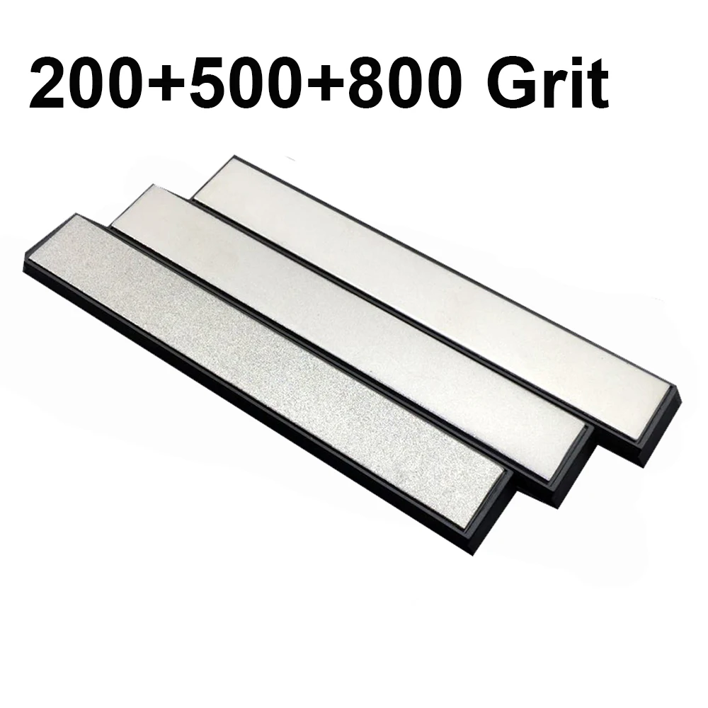 3 pcs whetstone 80-3000Grit точилка для ножей Система заточки алмазного точильного камня шлифовальный камень для Точилки Apex - Цвет: 3 pcs whetstone