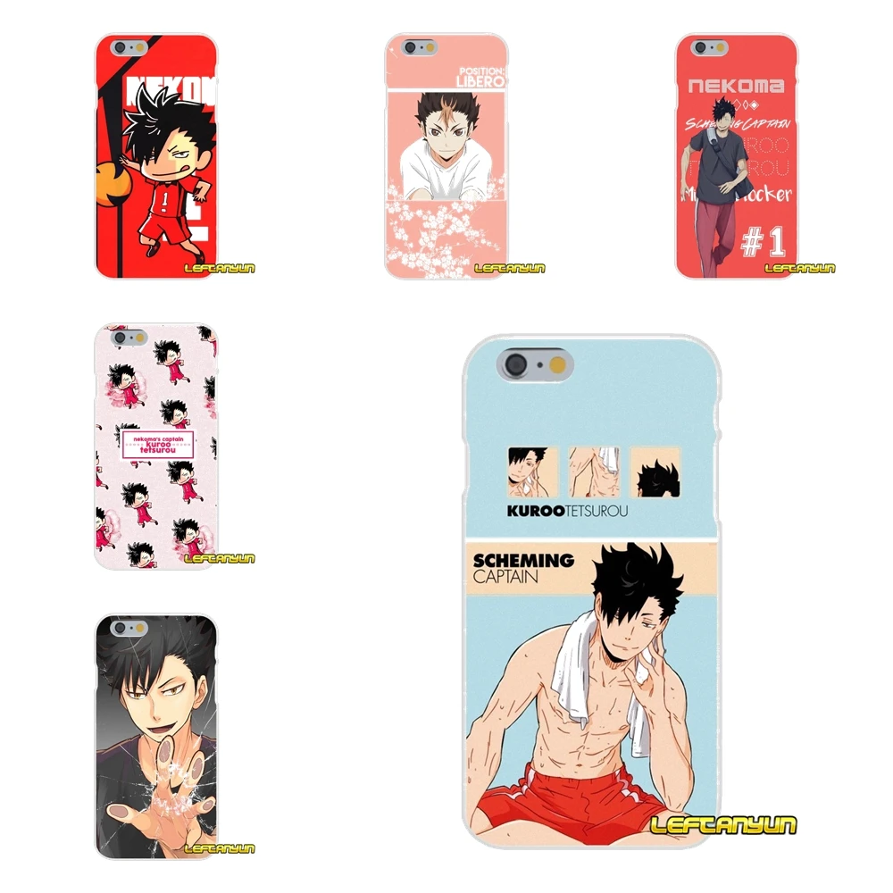 Защитный чехол для телефона аниме Kuroo Tetsurou Haikyuu персонаж Huawei P Smart Mate Y6 Pro P8 P9 P10 Nova P20