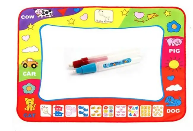 Actionbabei хит продаж Большой размер 80x60 см водные игрушки для рисования коврик