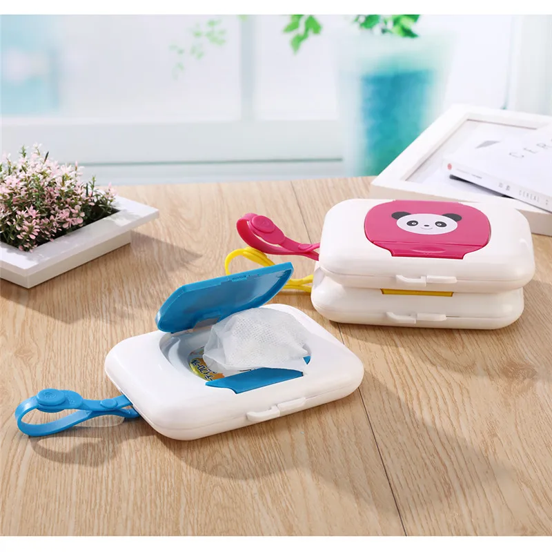 Wet Tissue Box Plastic Automatic Case Real Baby Wipes Press Pop-up Design Home Holder Accessories KO887323 | Дом и сад