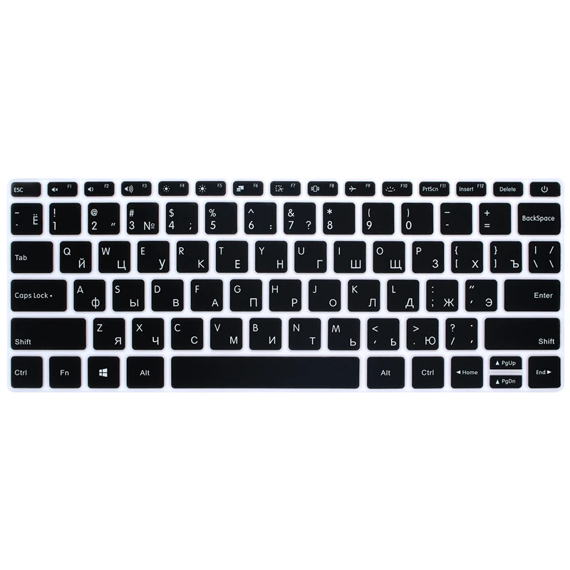 Силиконовый чехол для русской клавиатуры Xiaomi Mi Notebook Air 12 5 13 3 Pro 15 6 Защитная пленка