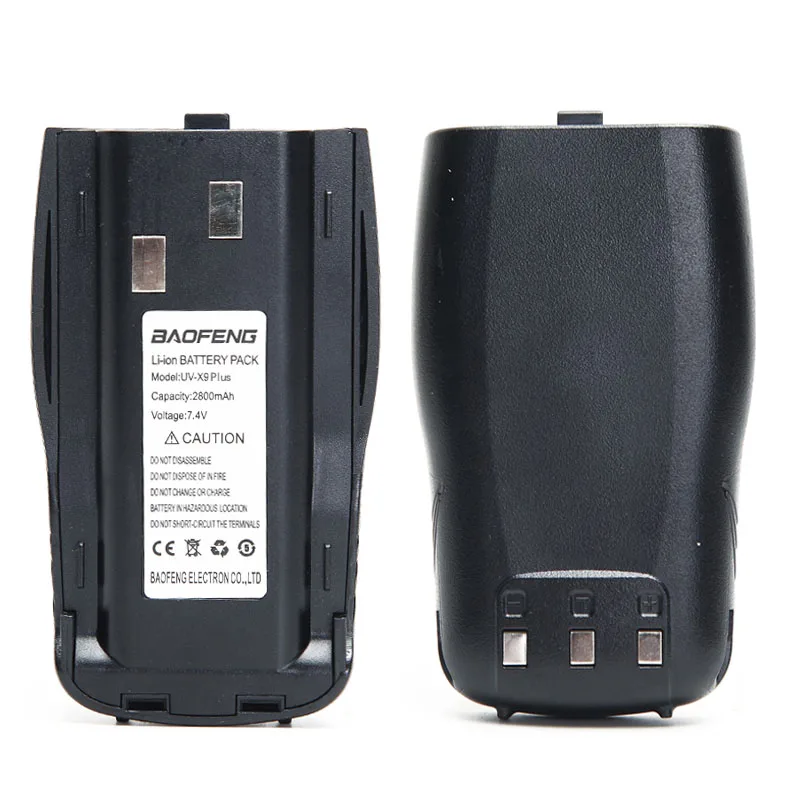 Оригинальный BAOFENG UV X9 Plus 7 4 в 2800 мАч литий ионный аккумулятор большой емкости для