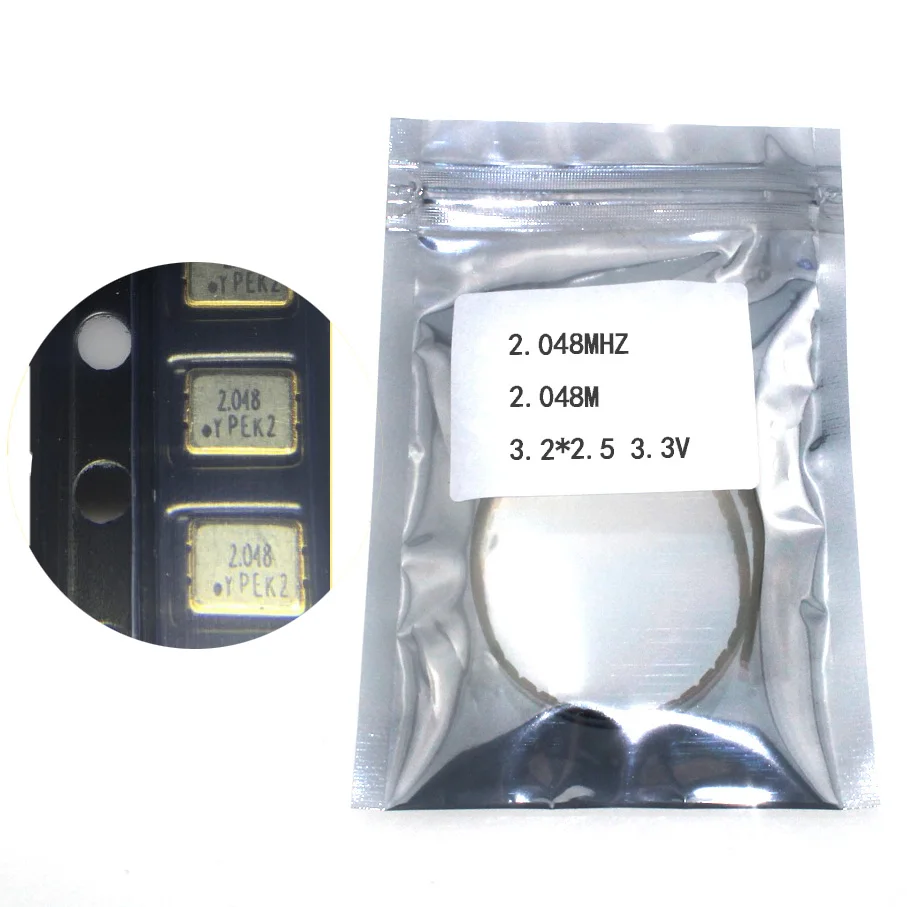 10 шт. SMD 3225 активный кварцевый генератор OSC 2 048 MHZ M 3 2*2 5 V 25PPM|smd 3v|smd oscillatorsmd crystal |