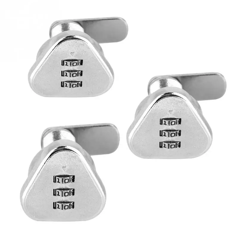 3 значный кодовый замок для шкафа из сплава цинка комбинированная камера удобный