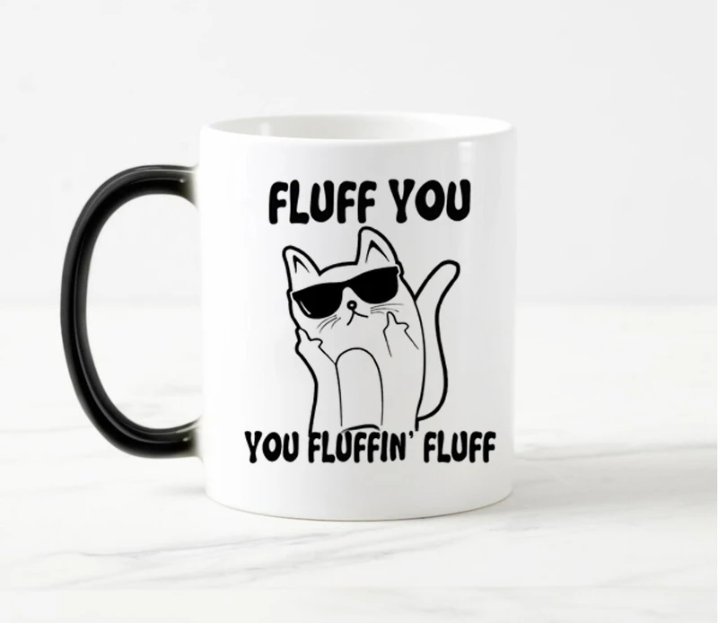 

Free shipping Color Changing Ceramic Coffee Mug Tea Cup Movie star Magic Mugs gift for friends