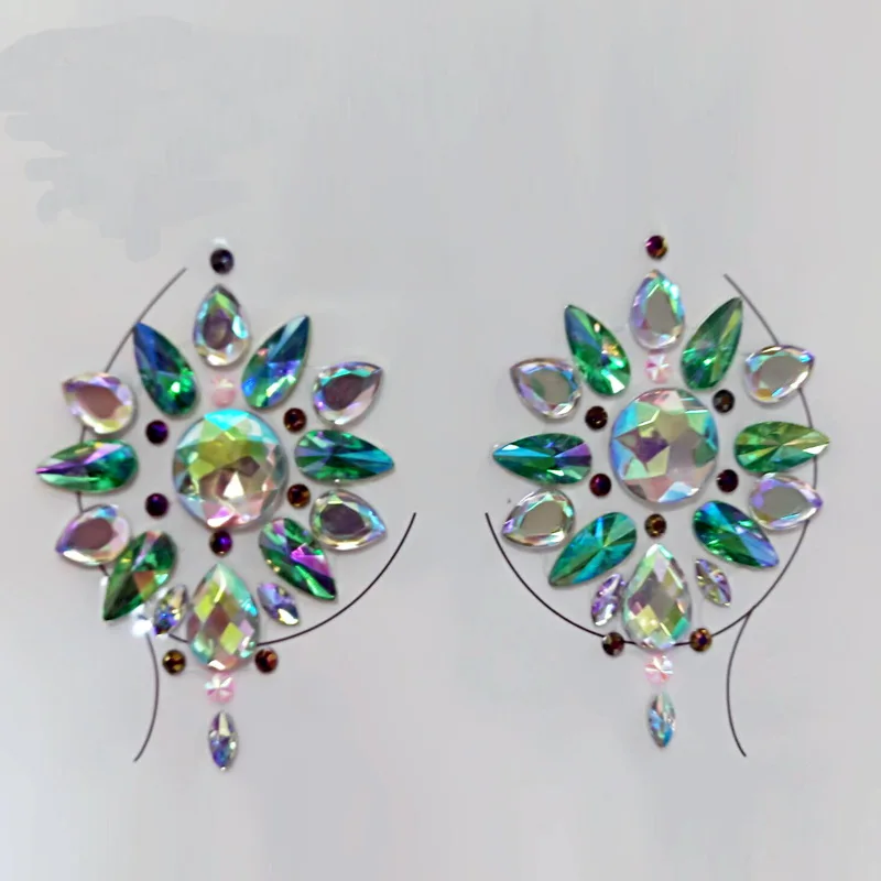 

Сексуальный продукт, женский бюстгальтер, пасты для груди, клейкие наклейки, краска для тела, аксессуары, Кристальные наклейки на соски, наклейки на грудь