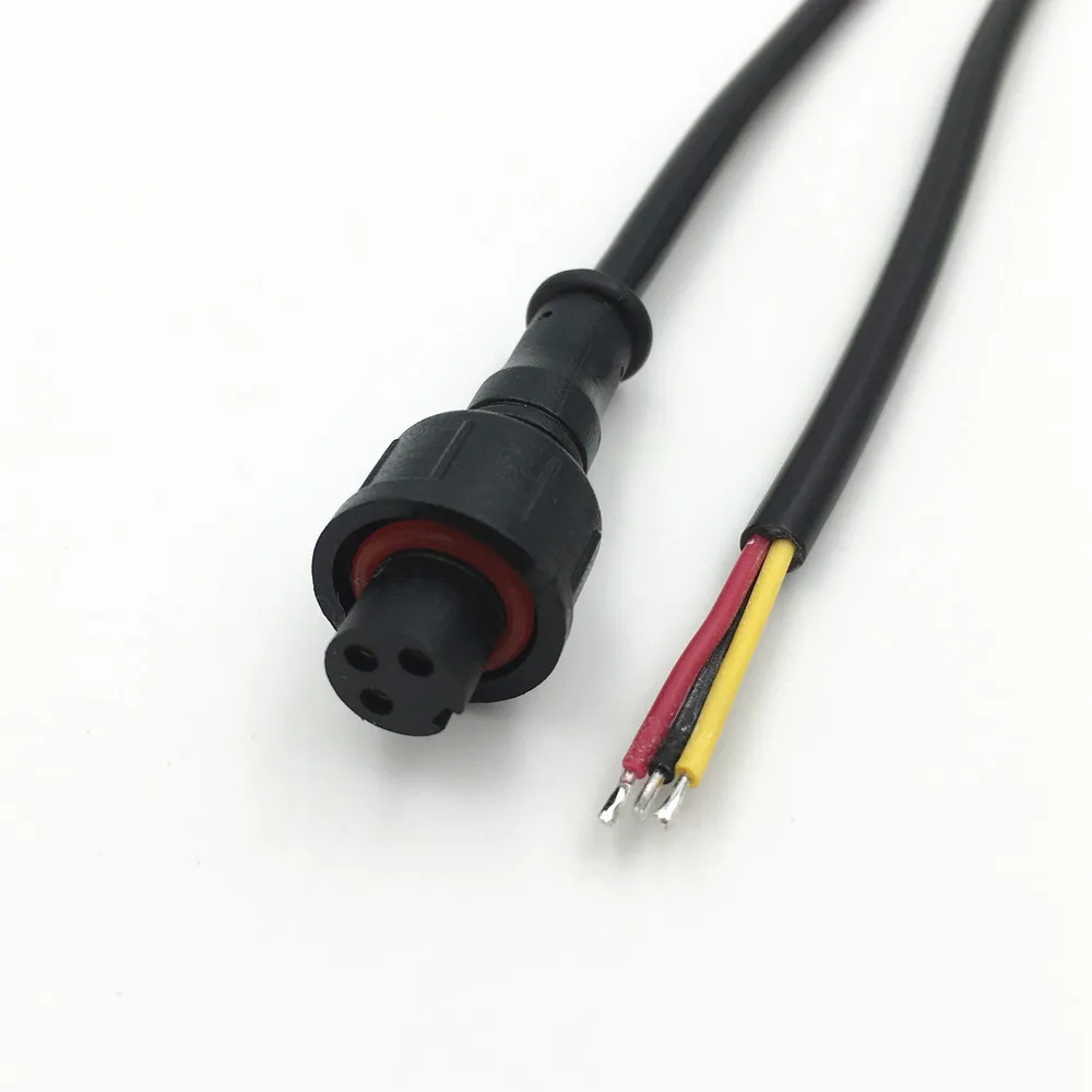 1 пара водонепроницаемый кабель M12 2 3 4 5 Pin IP65 штекер для светодиодных лент типа