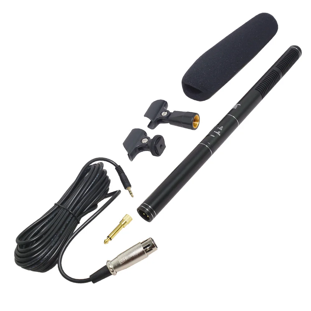 14" Photography Interview Microphone for Youtube Vlogging Video Shotgun MIC Nikon/Canon DSLR microphone | Электроника