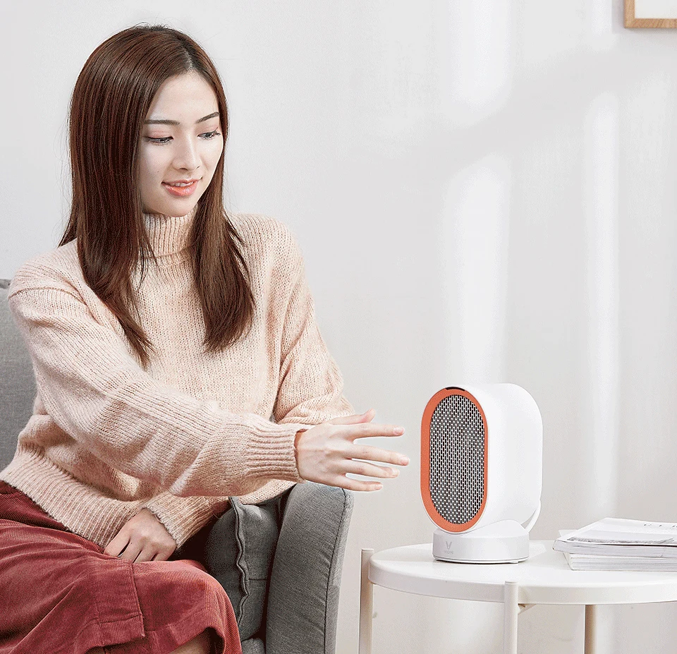 Xiaomi Youpin маленький вентилятор для обогрева Настольный Солнечный Электронный обогреватель Портативный Теплее машина для зимы встряхнуть голову домашний офисный обогреватель