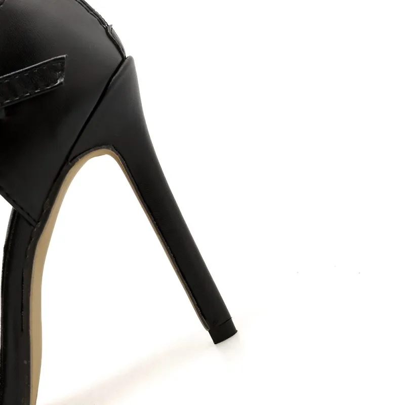 Женская обувь босоножки на высоком каблуке летние сандалии-гладиаторы молнии