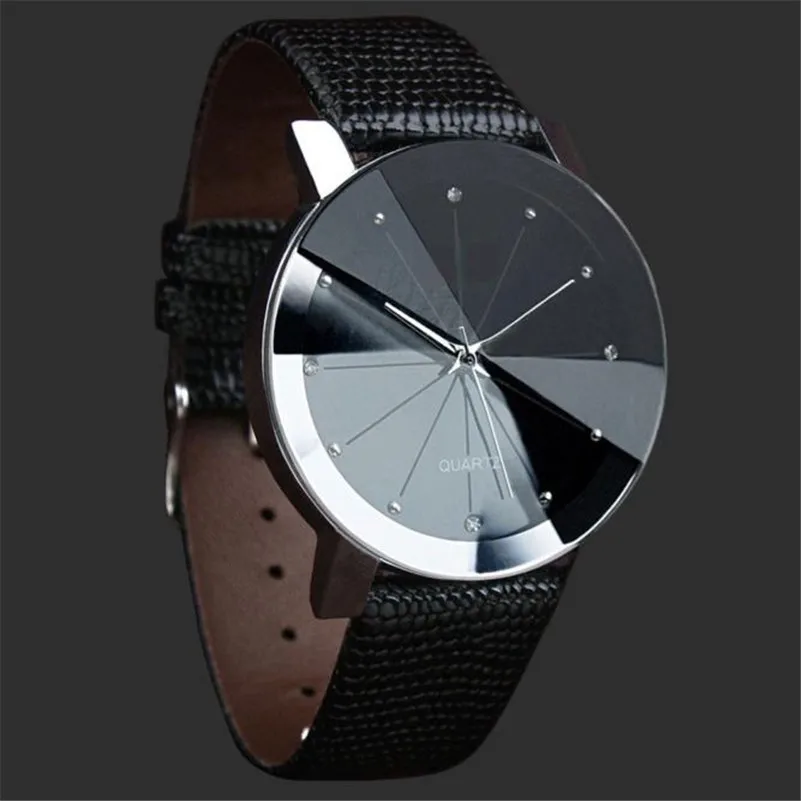 

Irisshine Men watch Luxury Quartz Sport Military Stainless Steel Dial Leather Band Wristwatch student free shipping #100719