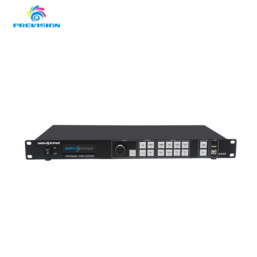 Novstar 2019 v x 4s светодиодный видео процессор включают в себя CVBS2 VGA2 DVI1 HDMI1 DP1 и SDI1 для