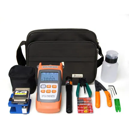 Glasvezel FTTH Tool Kit Vezelmes Optische Power Visuele Finder Locator Wire stripper Glasvezel strippen tool Tang Glasvezel FTTH Tool Kit Vezelmes Optische Power Visuele Finder Locator Wire stripper Glasvezel strippen tool Tang