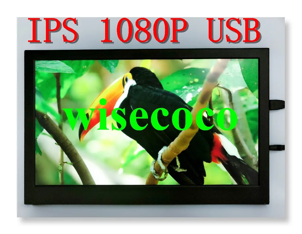 13.3 Inch Metal FHD Monitor 1920X1080 IPS Panel Display for Raspberry Pi Windows 7 8 10 | Mobile Phone LCD Screens