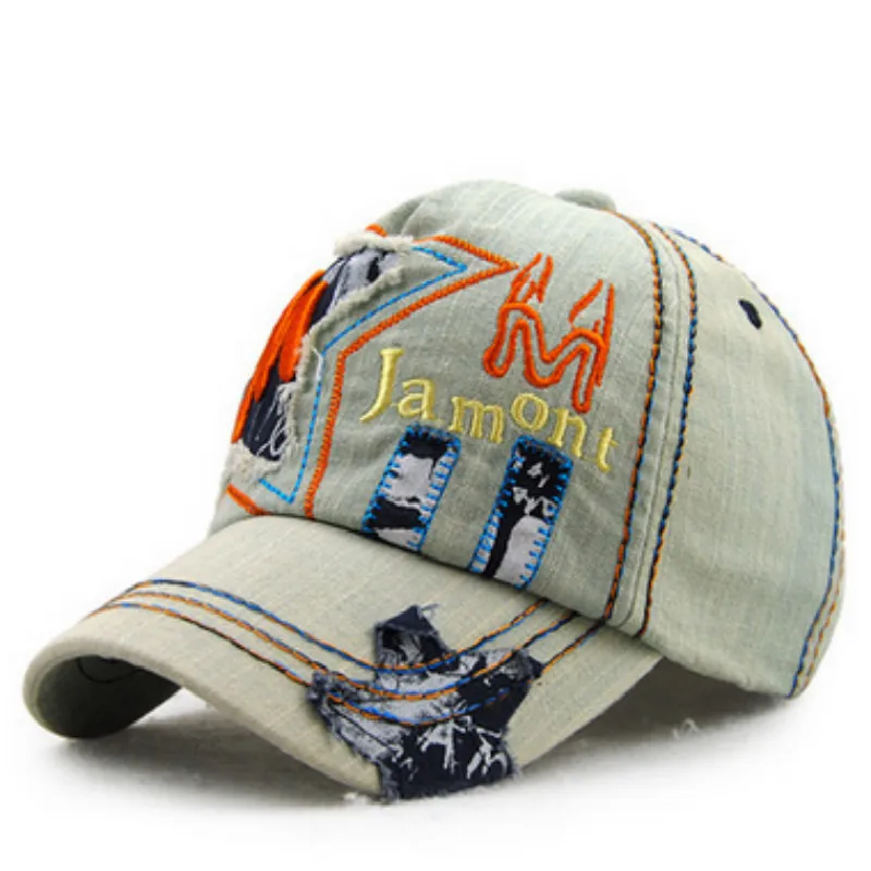 JAMONT/детская бейсбольная джинсовая кепка Детская в стиле хип-хоп для мальчиков и