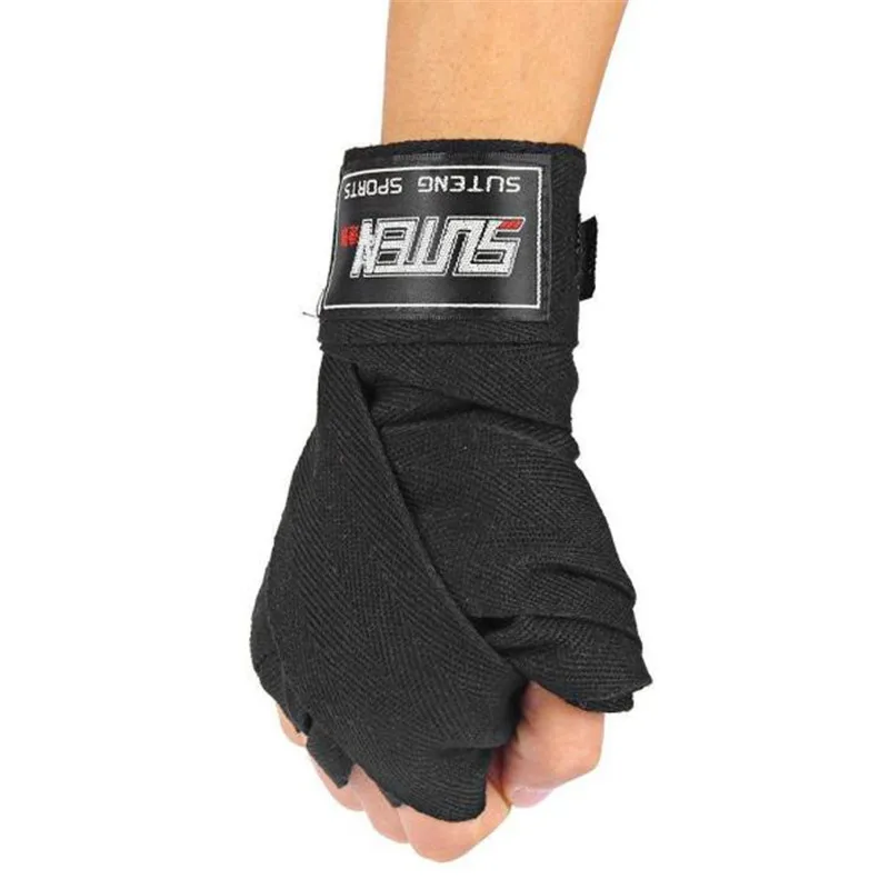 SUTEN 1 пара ширина 5 см длина 2 м хлопок боксерский бандаж Sanda Handwrap Z510 | Спорт и