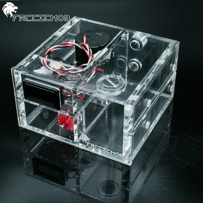 Freezemod двойной оптический привод резервуар для воды с SC600 водяной насос + термометр