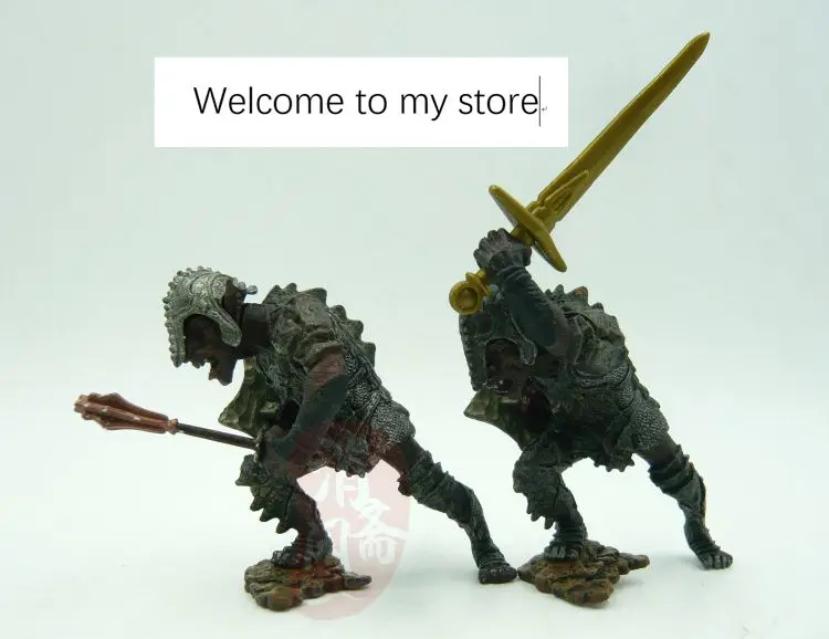 Модель Фигурки из ПВХ 3 75 дюйма Orc 1:18 средневековые монстры солдаты разумные |