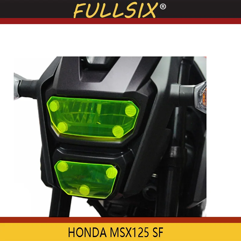 MSX 125 SF акриловый защитный лист для мотоциклетной фары HONDA MSX125 2016 2018|Накладки и