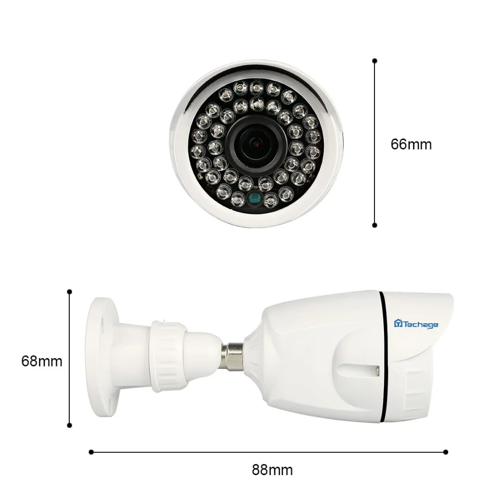 Камера Наружного видеонаблюдения Techage инфракрасная камера ночного видения 8