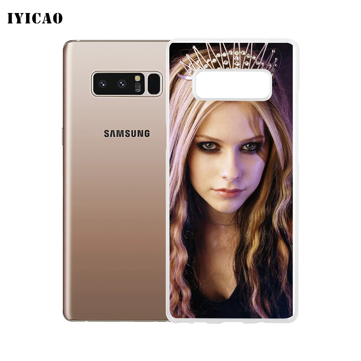 IYICAO Avril Lavigne Мягкий силиконовый чехол для телефона Samsung A5 A6 Plus A7 A8 A9 J3 J5 J7 Note 8 9 TPU