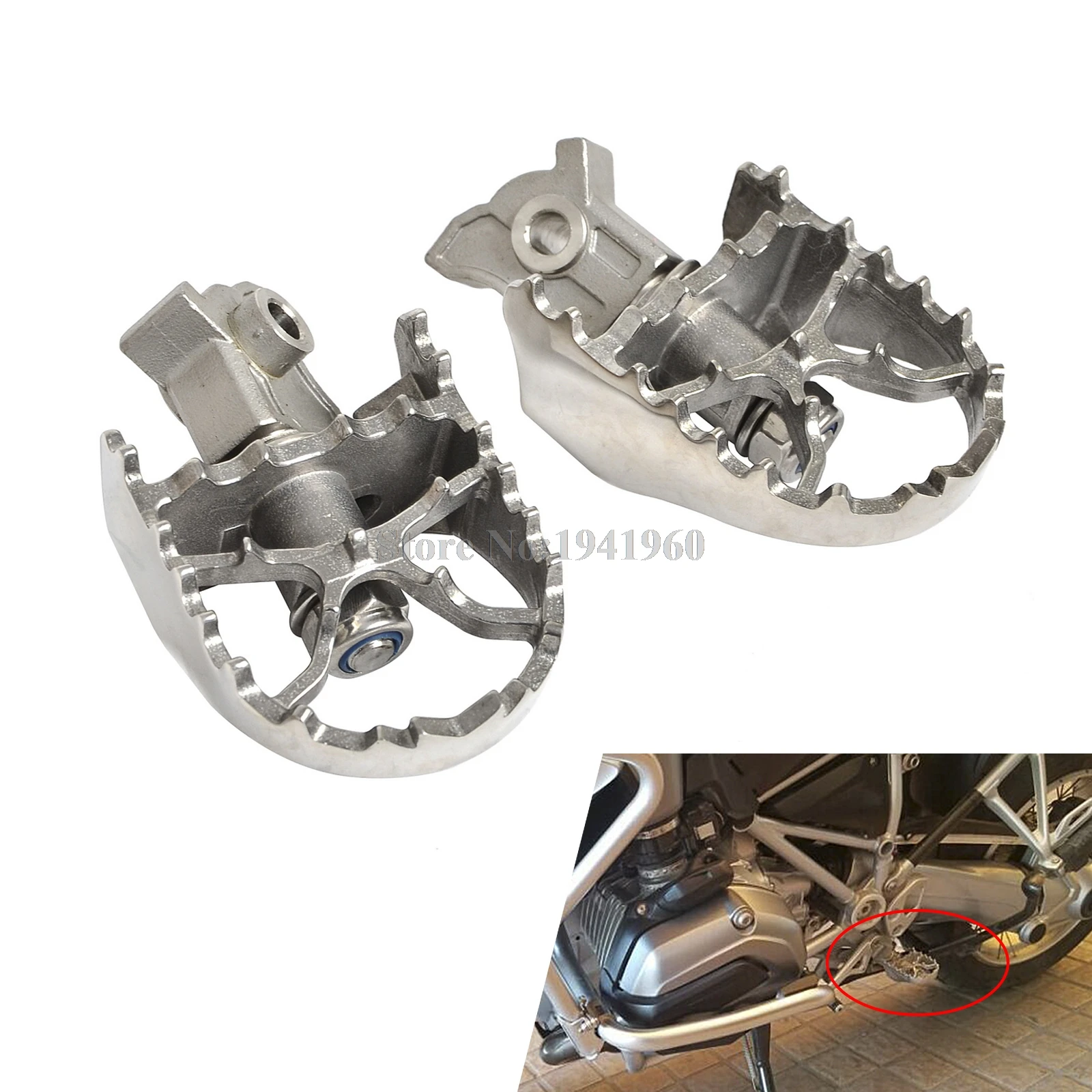 Мотоцикла для ног спереди подножки BMW R1200GS 2013 2014 F800GS 700 650 2008 2012 R1150GS ADV 2000 2005|front foot