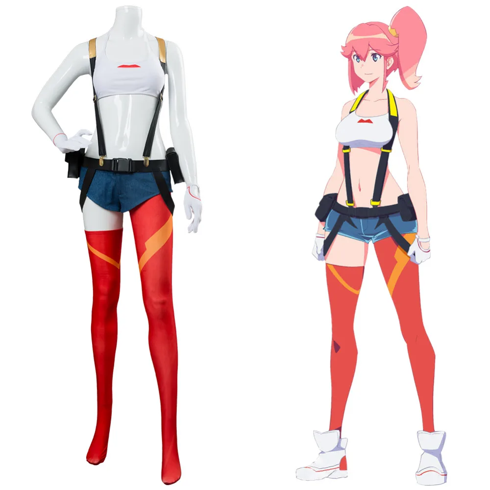 Костюм для косплея PROMARE AINA ARDEBIT наряд комбинезон брюки костюм Хэллоуина косплей