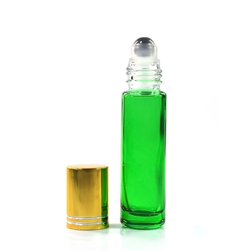 

600*10ml Roll on Glass Bottle with Glass/Metal Ball for Perfume Essential Oil Amber/Pink/Blue/Green/Glass Roller Bottle Sample