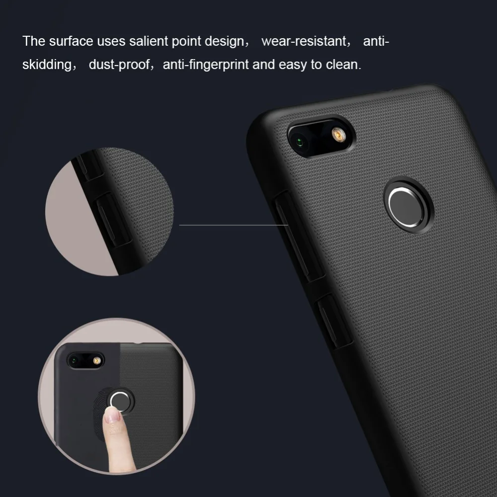 For huawei Y6 Pro 2017 case 5.2 inch Nillkin frosted hard plastic back cover for P9 Lite Mini |